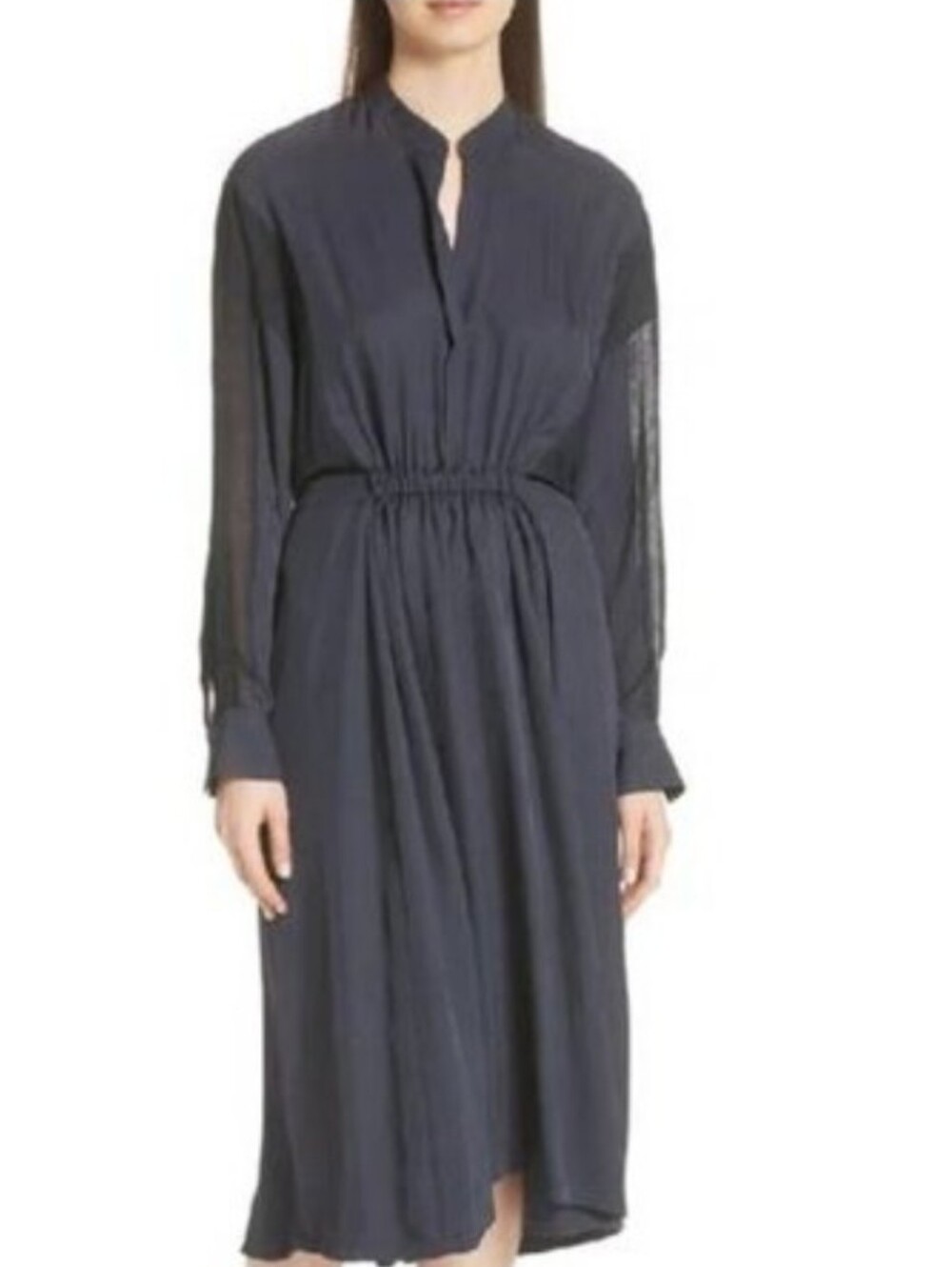 Vince Coastal Mixed Fabric Dress